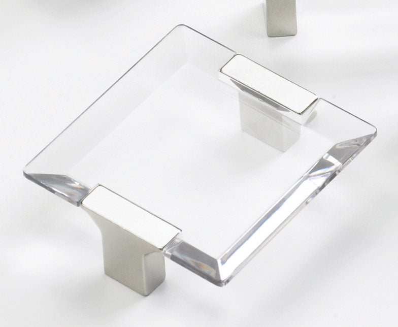 Schaub and Company 315 Positano Collection 64 mm Center Cabinet Square Pull