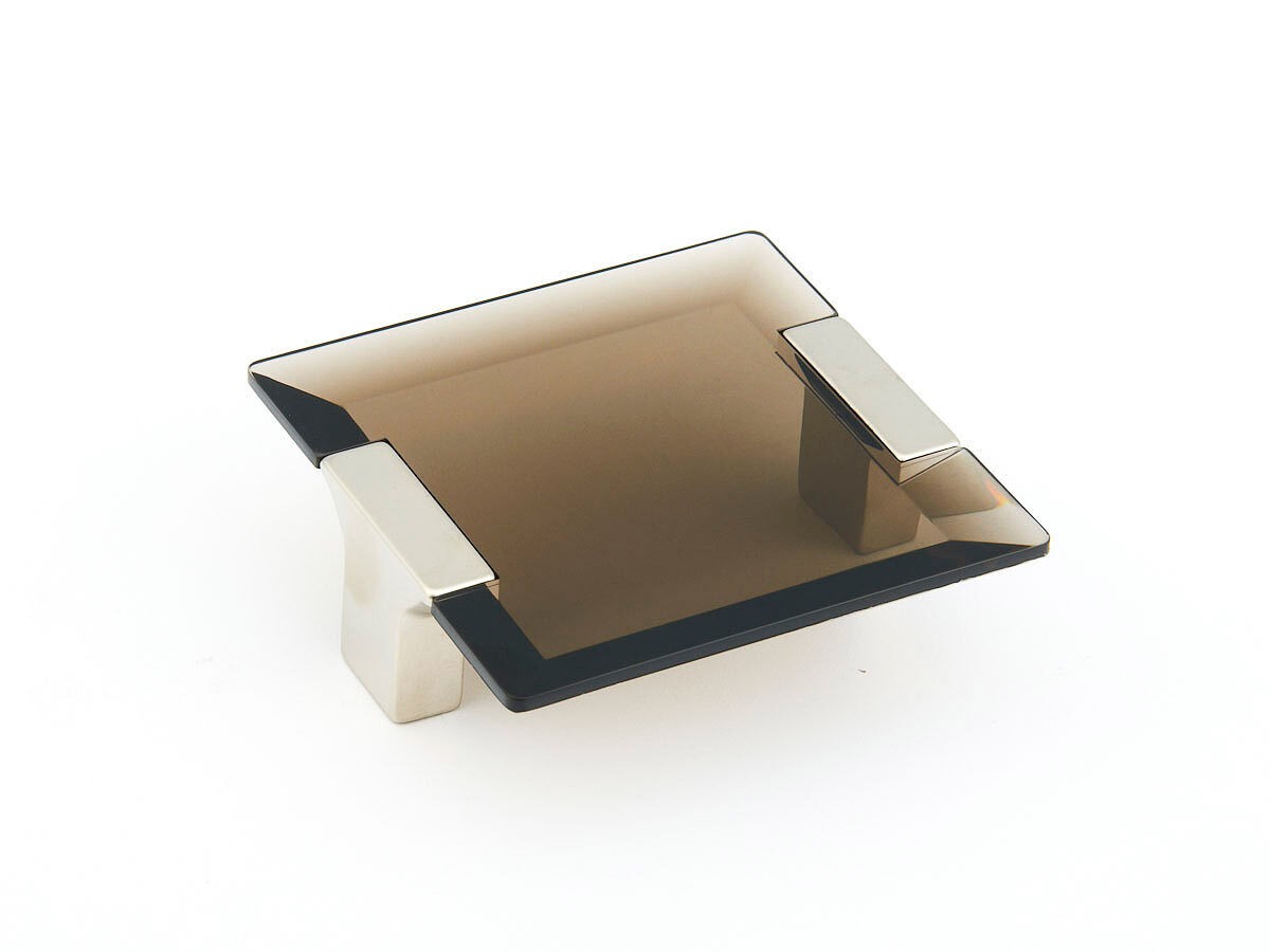 Schaub and Company 315 Positano Collection 64 mm Center Cabinet Square Pull
