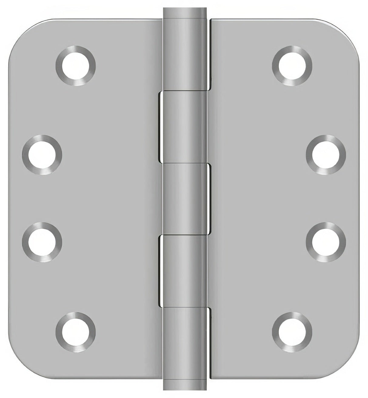 Deltana SS44R5U32D-R 4" x 4" Stainless Steel 5/8" Radius Corner Door Hinge
