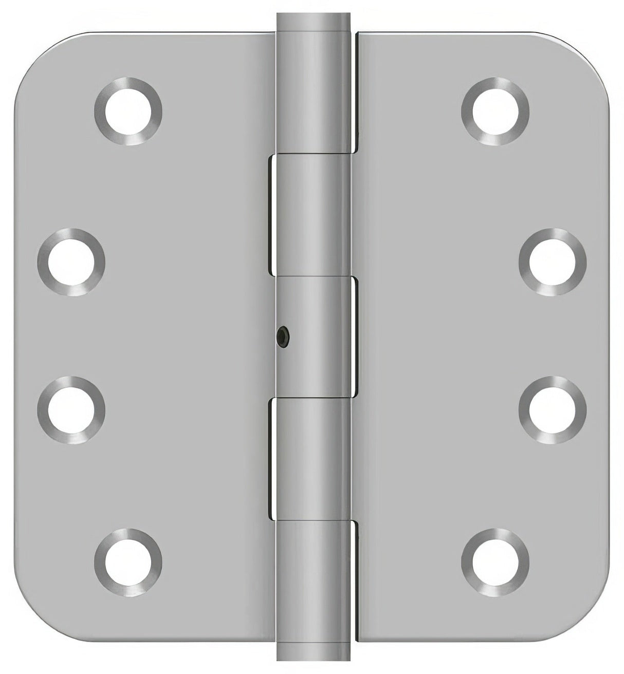 Deltana SS44R5-RN 4" x 4" Stainless Steel 5/8" Radius Corner Door Hinge NRP