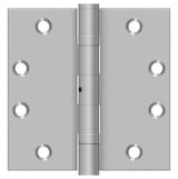 Deltana SS45NBU 4-1/2" x 4-1/2" Stainless Steel Square Corner Ball Bearing Door Hinge NRP