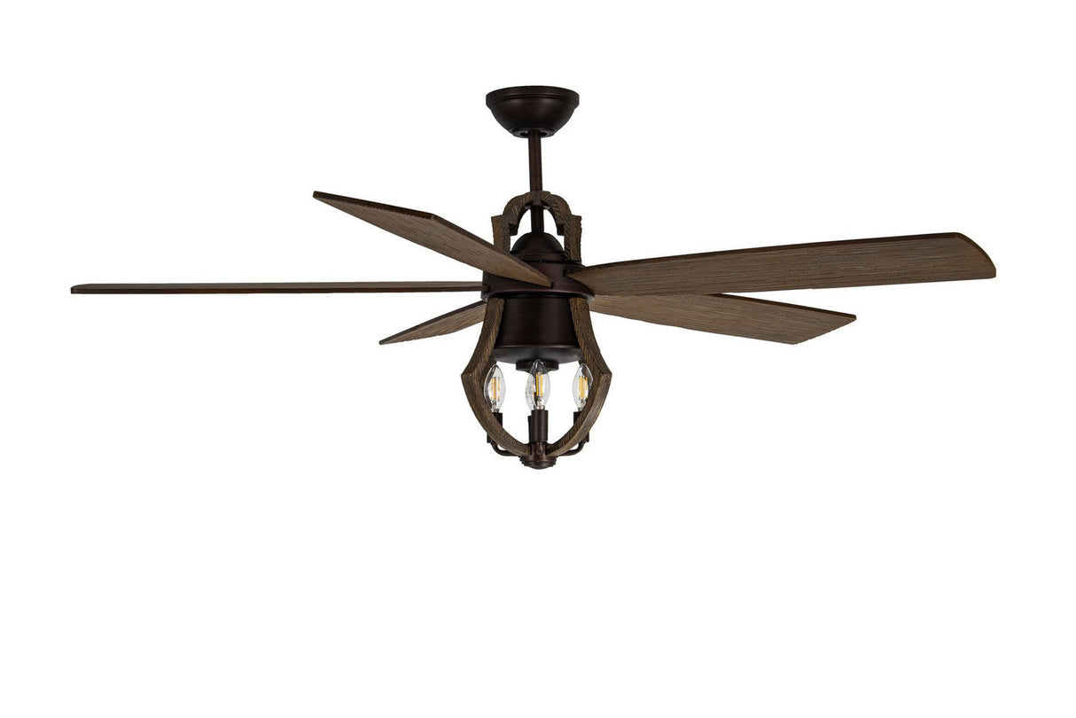 Craftmade WIN56ABZWP5 56" Winton Ceiling Fan in Aged Bronze Brushed